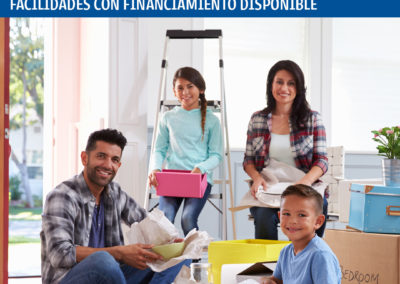 Facilidad con Financimiento Disponible